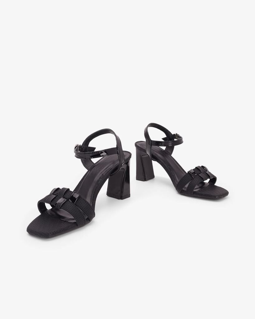 Sandal Cao Gót Hạnh Dung Quai Đan HD0672BA