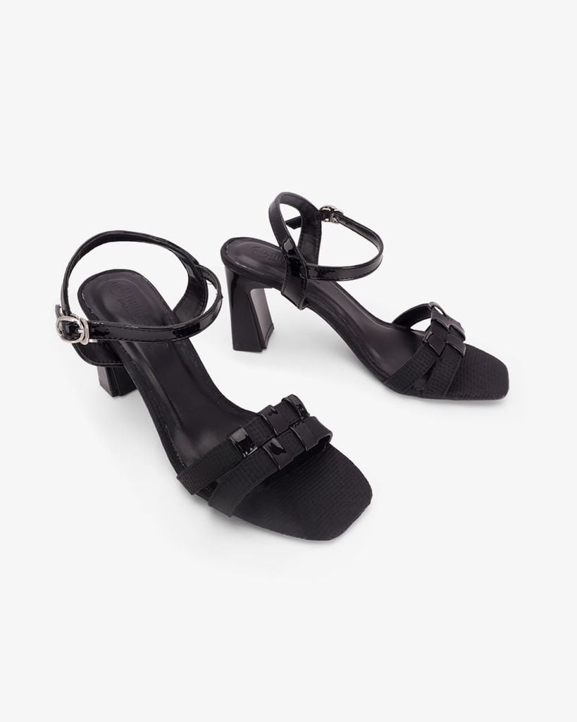 Sandal Cao Gót Hạnh Dung Quai Đan HD0672BA