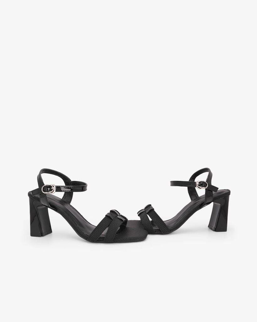 Sandal Cao Gót Hạnh Dung Quai Đan HD0672BA