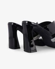 Dép Cao Gót Hạnh Dung Gót Trụ Bản Phối HD0903AS