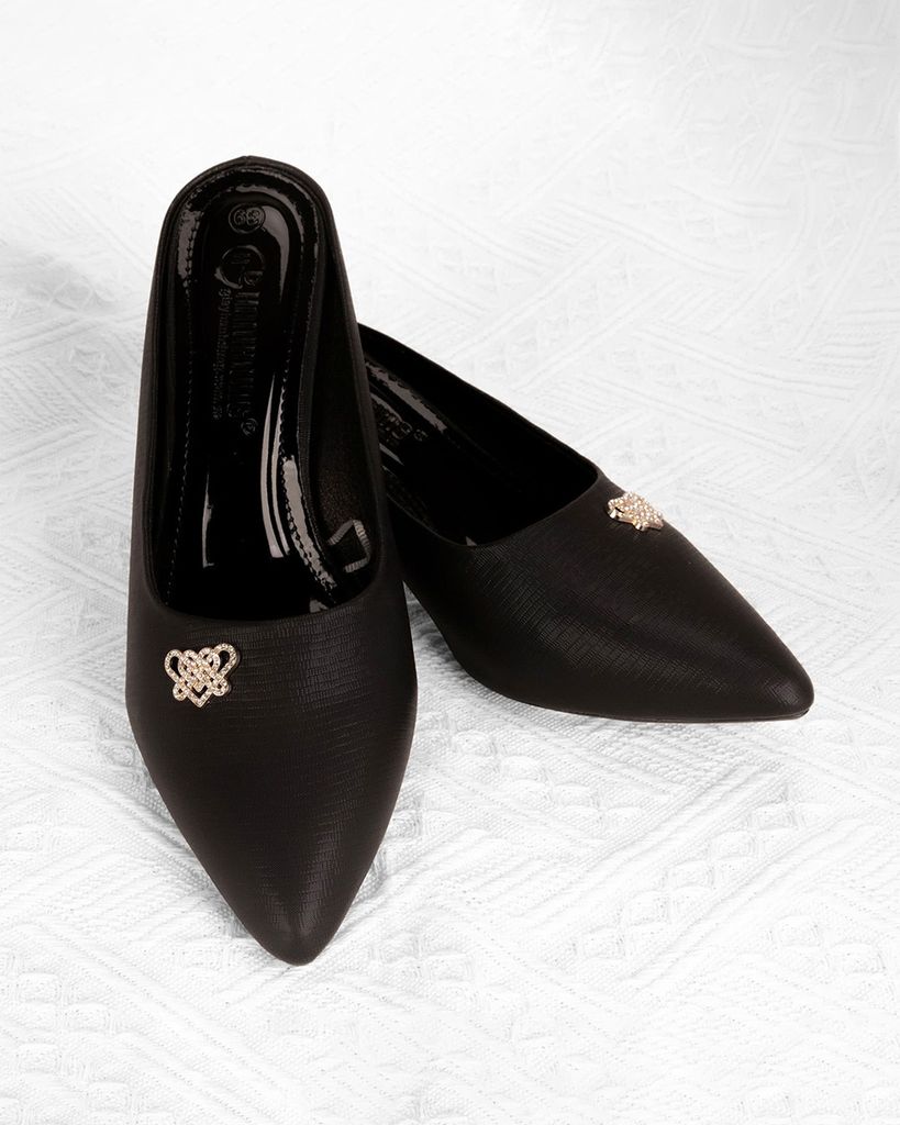 Dép Bít Mũi Hạnh Dung Ánh Nhũ HD0918AS