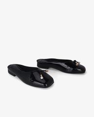 Dép Bít Mũi Hạnh Dung Quai Nút Thắt Đính Đá HD0929AS