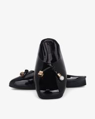 Dép Bít Mũi Hạnh Dung Quai Nút Thắt Đính Đá HD0929AS