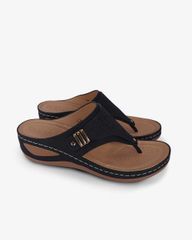 Dép Đế Xuồng Hạnh Dung Xỏ Ngón Vân Hoa HD0930AS