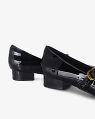 Giày Búp Bê Hạnh Dung Mũi Vuông Trơn Khóa Vàng HD0932AS