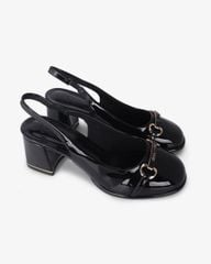 Giày Sandal Hạnh Dung Bít Mũi Khóa Niu Niu HD0934AS