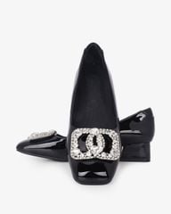 Giày Cao Gót Hạnh Dung Khóa Đá Tim HD0935AS