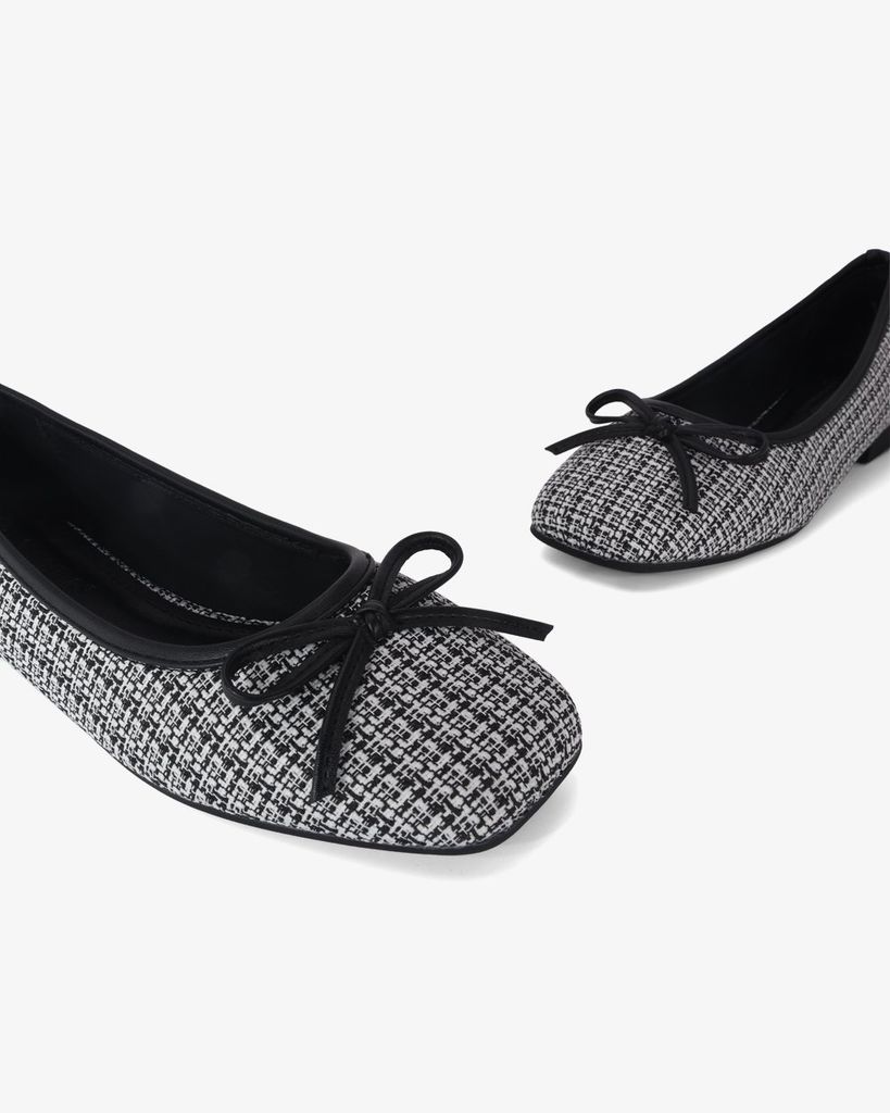 Giày Búp Bê Hạnh Dung Nơ Dây Mảnh HD0937AS