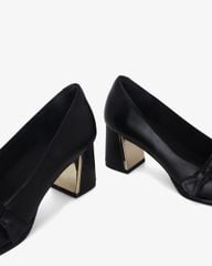 Giày Cao Gót Hạnh Dung Quai Nơ Mảnh HD0938AS