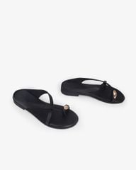 Dép Xẹp Hạnh Dung Quai Xỏ Ngón Dây Mảnh Khóa HD0942AS