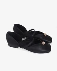 Sandal Hạnh Dung Bít Mũi Khóa Tròn HD0943AS