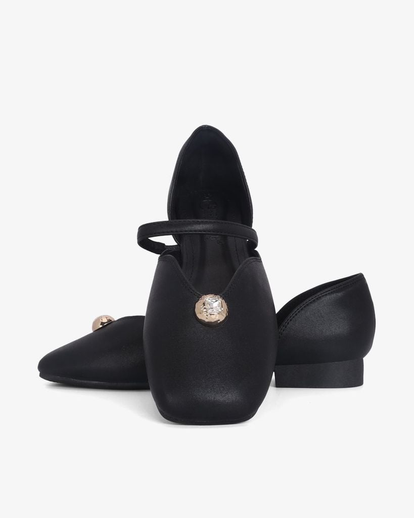 Sandal Hạnh Dung Bít Mũi Khóa Tròn HD0943AS