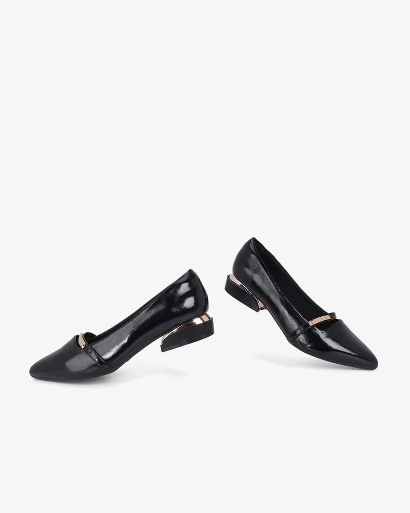 Giày Búp Bê Hạnh Dung Mũi Nhọn Khóa Ngang Nhỏ HD0946AS