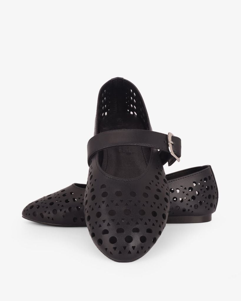 Giày Búp Bê Hạnh Dung Đục Lỗ HD0947AS