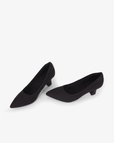 Giày Cao Gót Hạnh Dung Si Nhăn HD0948AS