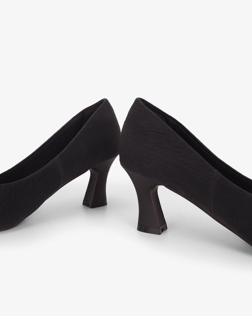 Giày Cao Gót Hạnh Dung Si Nhăn HD0948AS