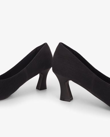 Giày Cao Gót Hạnh Dung Si Nhăn HD0948AS