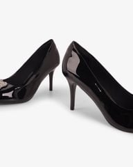 Giày Cao Gót Hạnh Dung Khóa Vuông Bông Tuyết HD0949AS