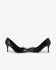 Giày Cao Gót Hạnh Dung Khóa Vuông Bông Tuyết HD0949AS