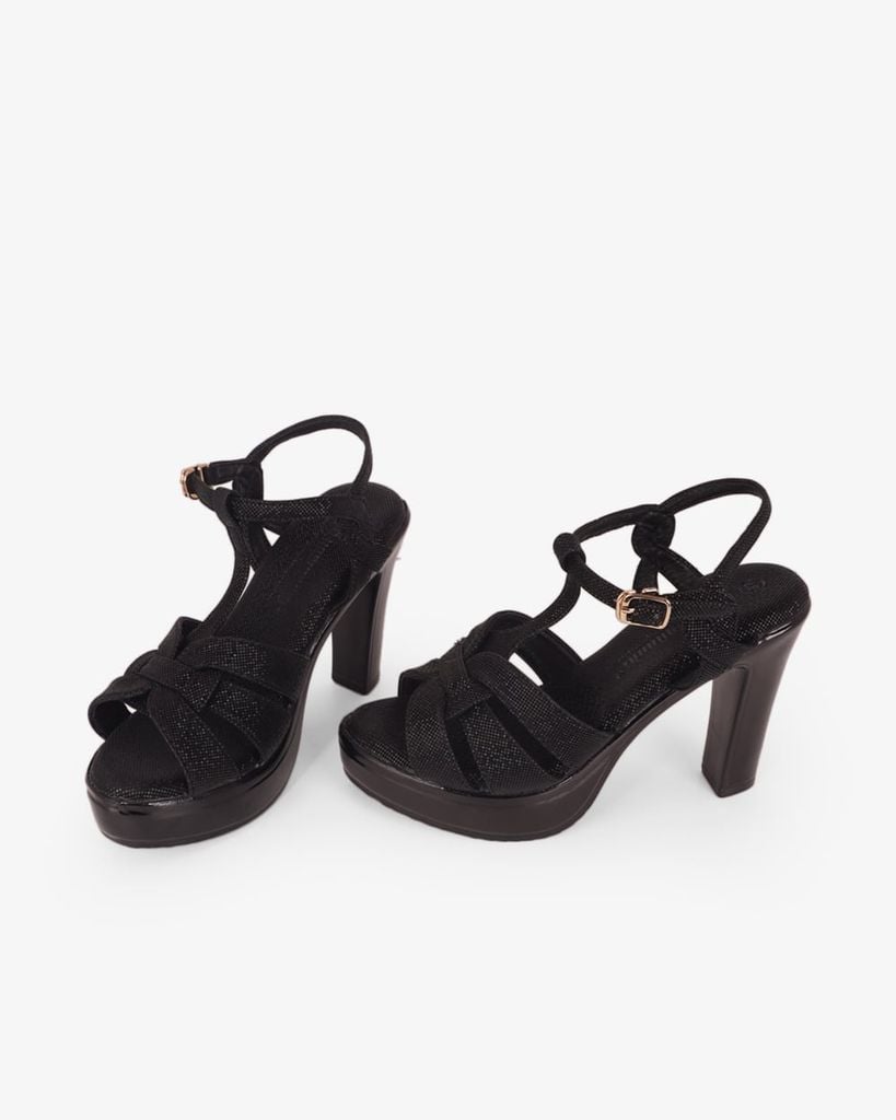 Sandal Hạnh Dung Cao Gót Quai T Đan Chéo HD0950AS
