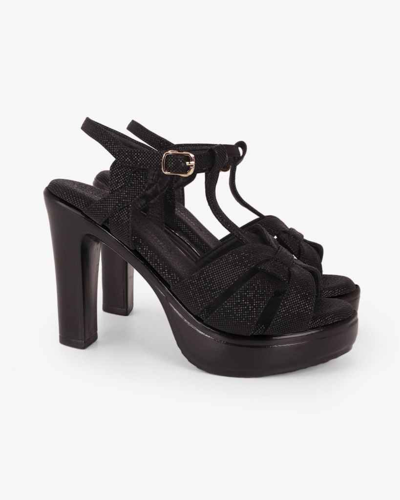 Sandal Hạnh Dung Cao Gót Quai T Đan Chéo HD0950AS