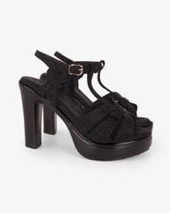 Sandal Hạnh Dung Cao Gót Quai T Đan Chéo HD0950AS