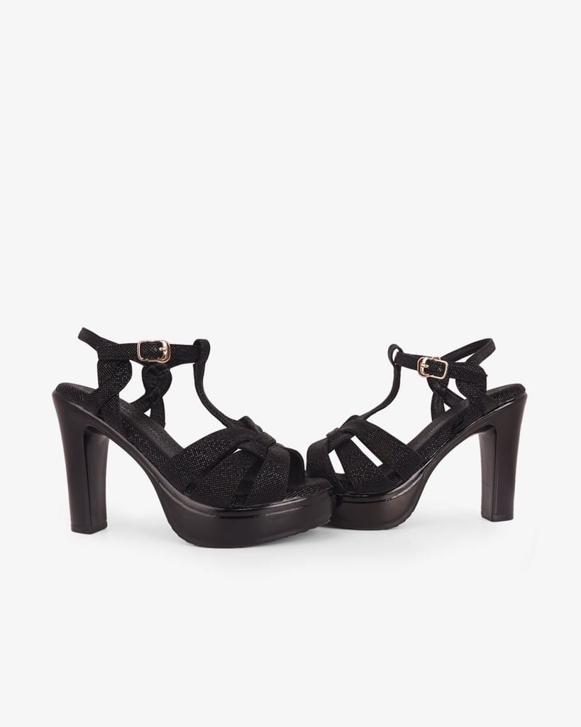 Sandal Hạnh Dung Cao Gót Quai T Đan Chéo HD0950AS