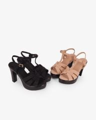 Sandal Hạnh Dung Cao Gót Quai T Đan Chéo HD0950AS