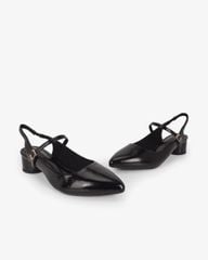 Sandal Hạnh Dung Cao Gót Mũi Nhon Trơn Ánh Màu HD0951AS