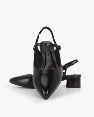 Sandal Hạnh Dung Cao Gót Mũi Nhon Trơn Ánh Màu HD0951AS