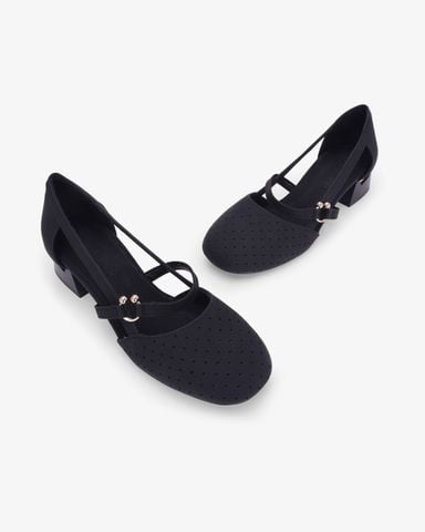 Giày Sandal Cao Gót Hạnh Dung Quai Khoen HD0952AS