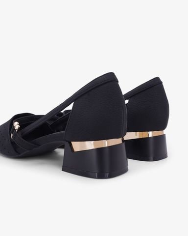 Giày Sandal Cao Gót Hạnh Dung Quai Khoen HD0952AS