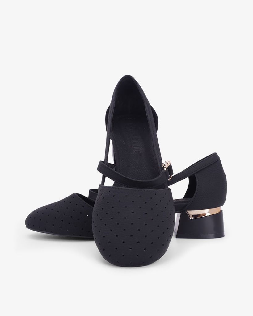 Giày Sandal Cao Gót Hạnh Dung Quai Khoen HD0952AS