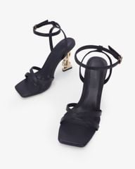 Sandal Hạnh Dung Cao Gót Quai Chéo Mảnh Đế Cách Điệu HD0953AS