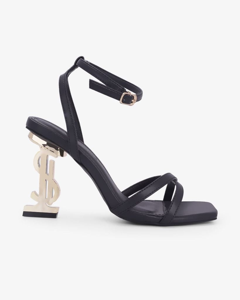 Sandal Hạnh Dung Cao Gót Quai Chéo Mảnh Đế Cách Điệu HD0953AS