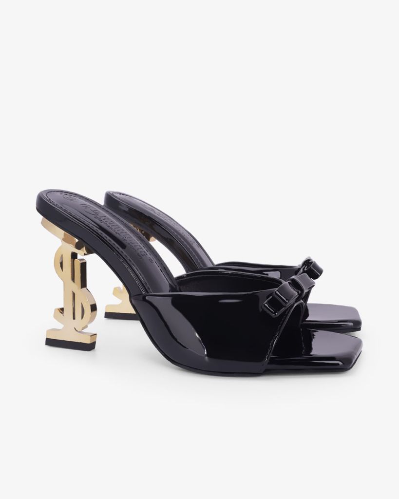 Dép Cao Gót Hạnh Dung Quai Nơ Đế Dollar HD0955AS