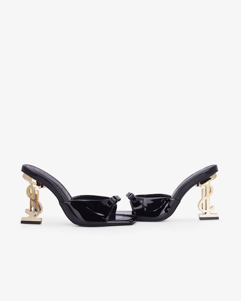 Dép Cao Gót Hạnh Dung Quai Nơ Đế Dollar HD0955AS