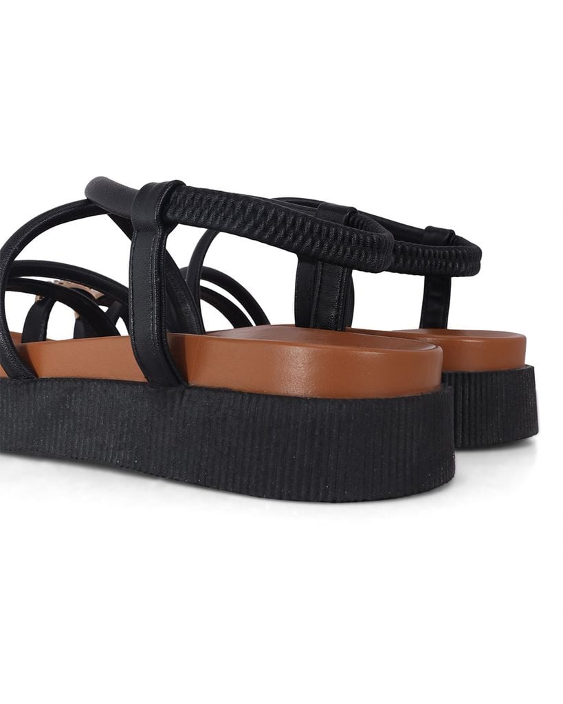 Sandal Xuồng Hạnh Dung Quai Đan Chéo Hậu Thun HD1106AV