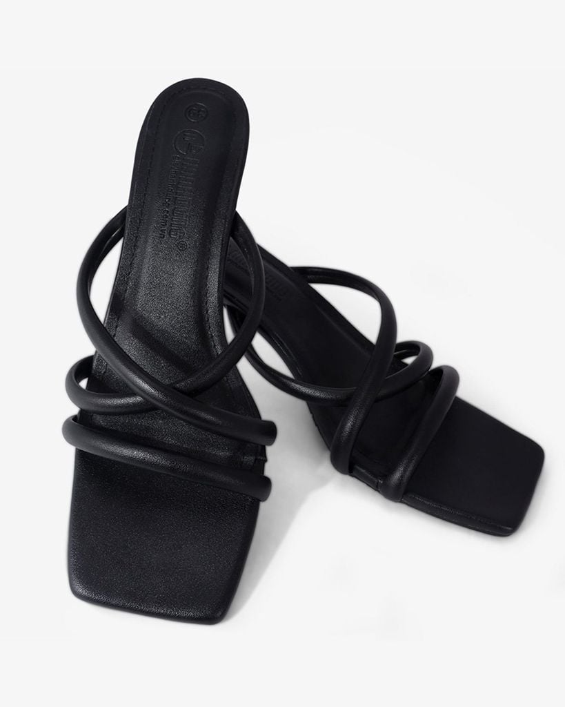 Dép Cao Gót Hạnh Dung Quai Mảnh Gót Nhọn HD1109AV