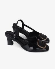 Giày Sandal Hạnh Dung Bít Mũi Khóa Vuông HD11101AV