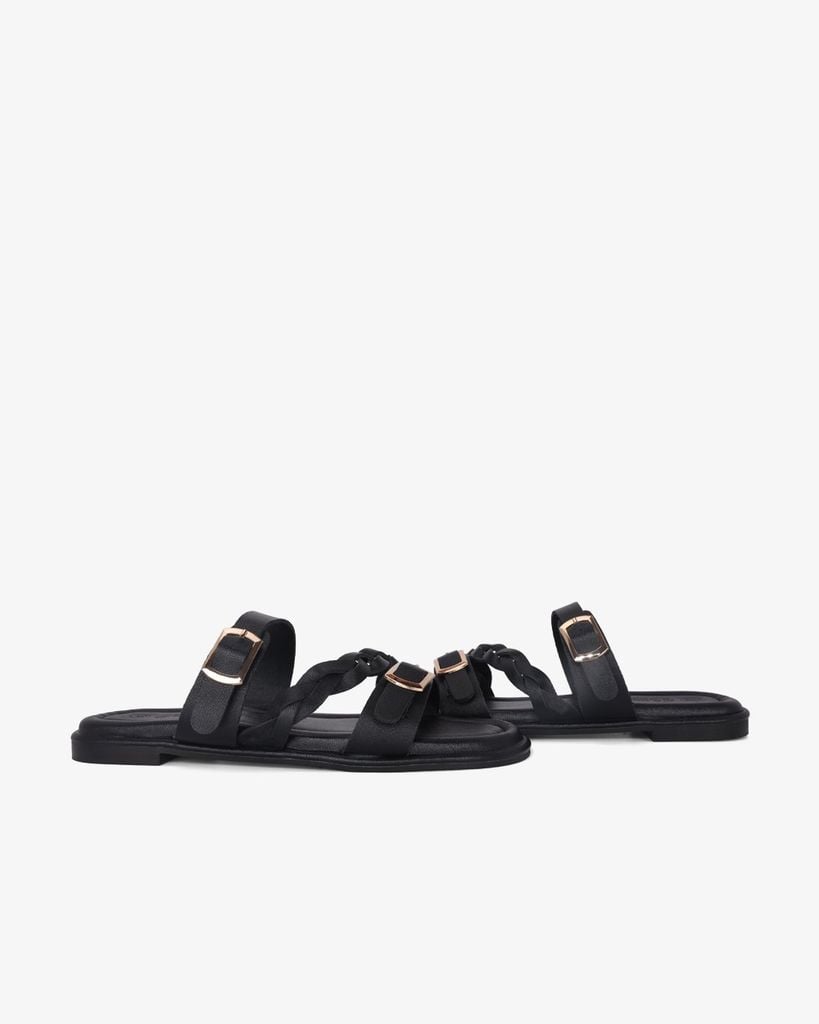 Dép Xẹp Hạnh Dung Quai Chéo Xoắn HD11102AV