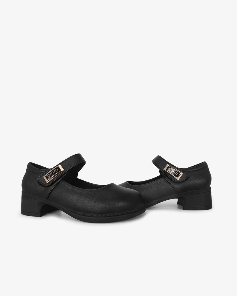 Giày Cao Gót Hạnh Dung Mũi Tròn Quai Dán HD11104AV