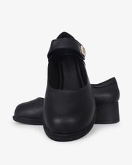 Giày Cao Gót Hạnh Dung Mũi Tròn Quai Dán HD11104AV