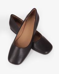 Giày Búp Bê Hạnh Dung Trơn Mũi Vuông HD11108AV