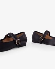 Giày Búp Bê Hạnh Dung Mũi Vuông Trơn HD11109AV