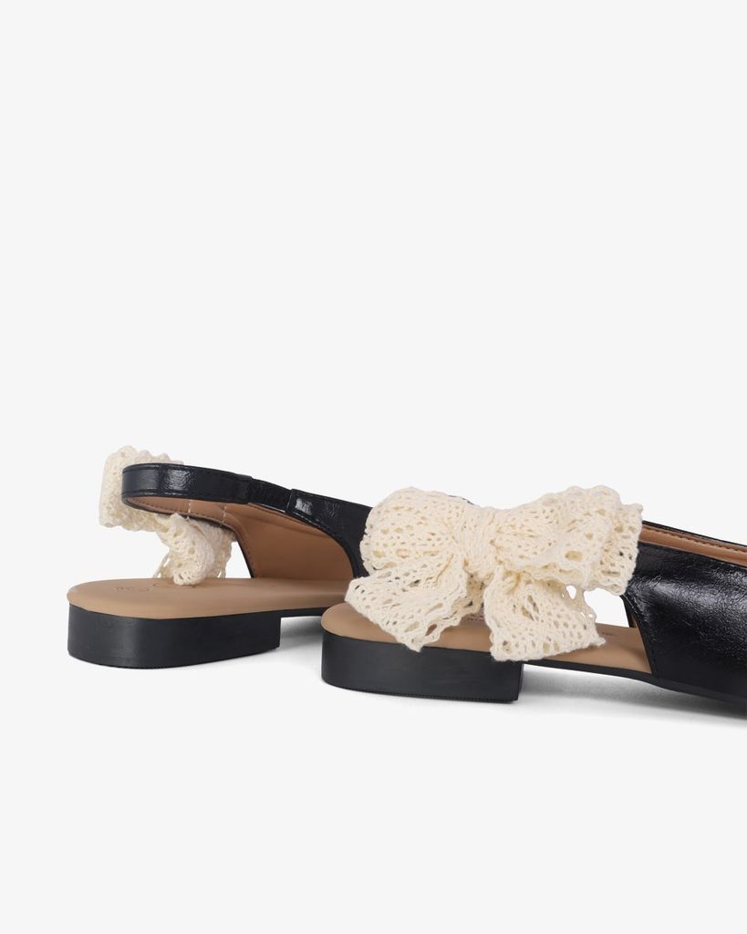 Sandal Hạnh Dung Bít Mũi Quai Nơ HD11110AV