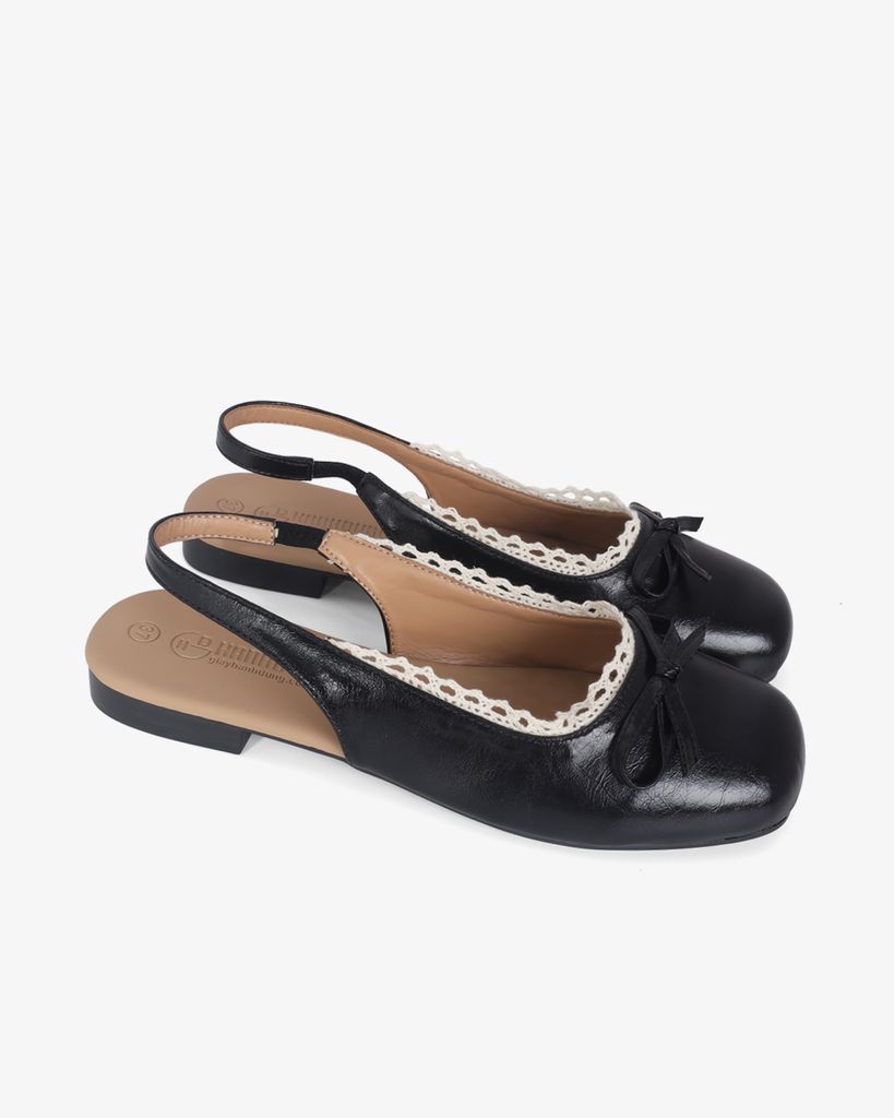 Sandal Hạnh Dung Bít Mũi Nơ HD11111AV