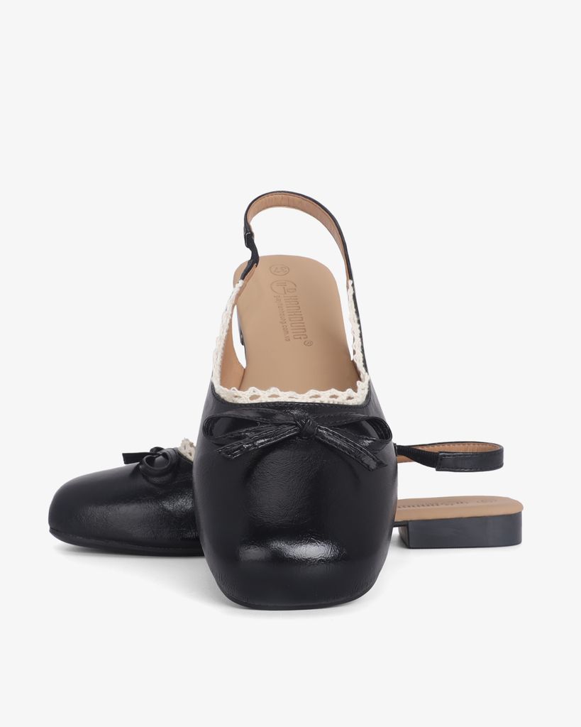 Sandal Hạnh Dung Bít Mũi Nơ HD11111AV