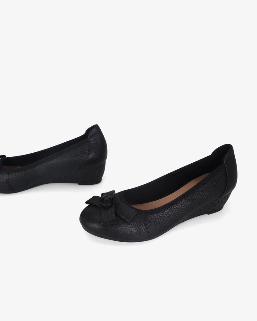 Giày Đế Xuồng Hạnh Dung Nơ Hoa HD11113AV