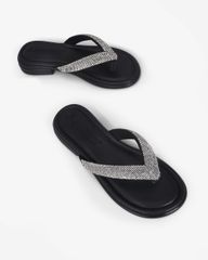 Dép Xẹp Hạnh Dung Quai Kẹp Xoàn HD11115AV